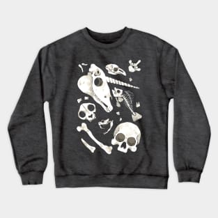 black Skulls and Bones - Wunderkammer Crewneck Sweatshirt